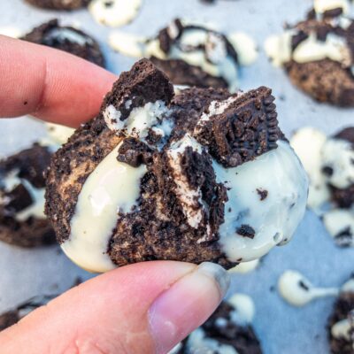 Cookie and Cream Donut Holes