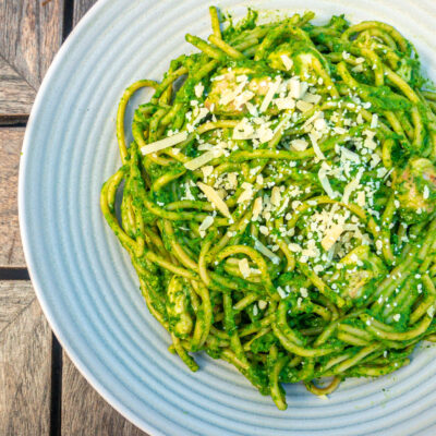 Avocado Spinach Pasta