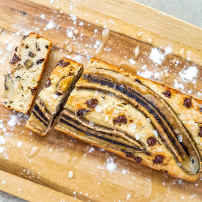 Caramel Sea Salt Banana Bread