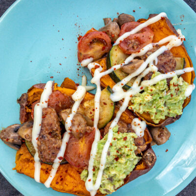 Filled Sweet Potato