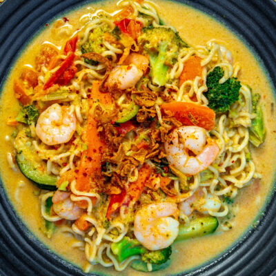 Green Curry with Shrimps