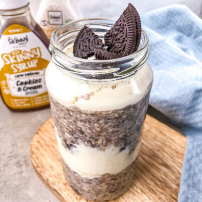 Oreo Overnight Oats