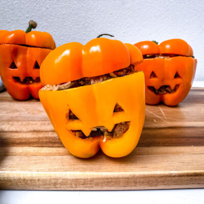 Spooky Stuffed Paprika