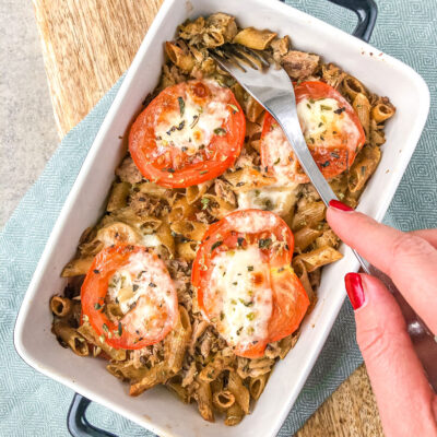 Baked Caprese Tuna