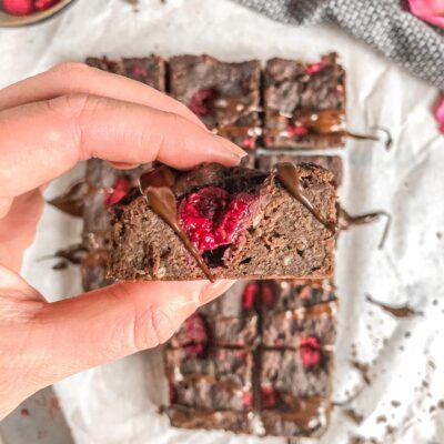 Valentine High-Protein Raspberry Brownie