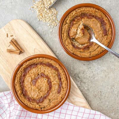 Cinnamon Roll Baked Oats