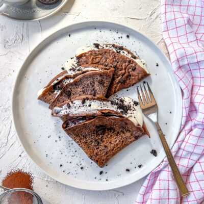 Oreo Protein Crêpes