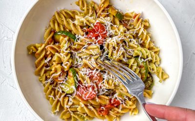 Basil pesto pasta