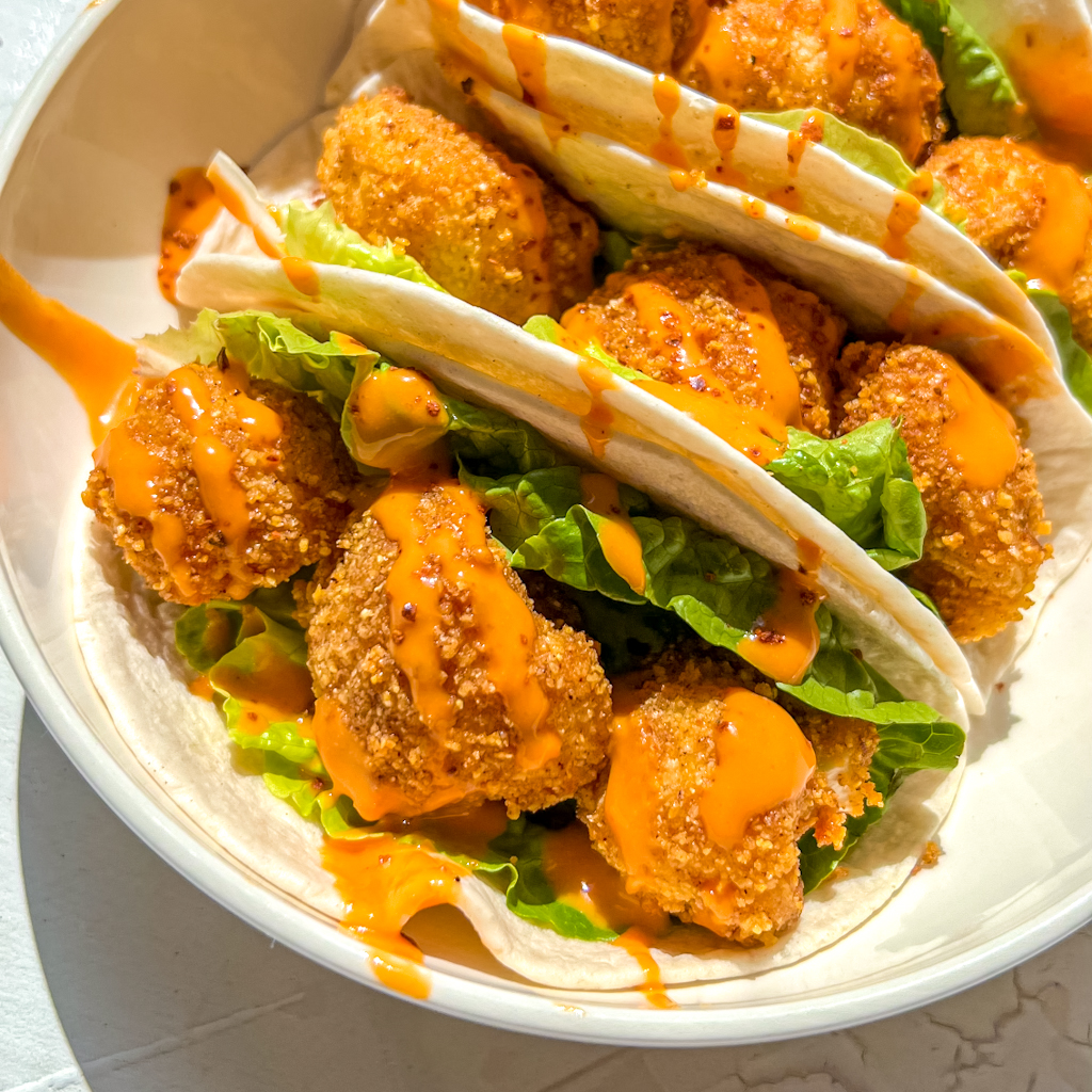 Crispy Cauliflower Tacos - Eva Koper