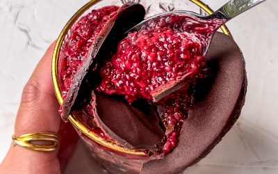Raspberry Chocolate Overnight Oats