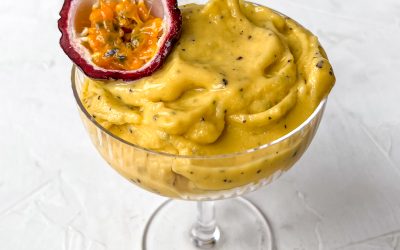 Frozen Passion Fruit Martini