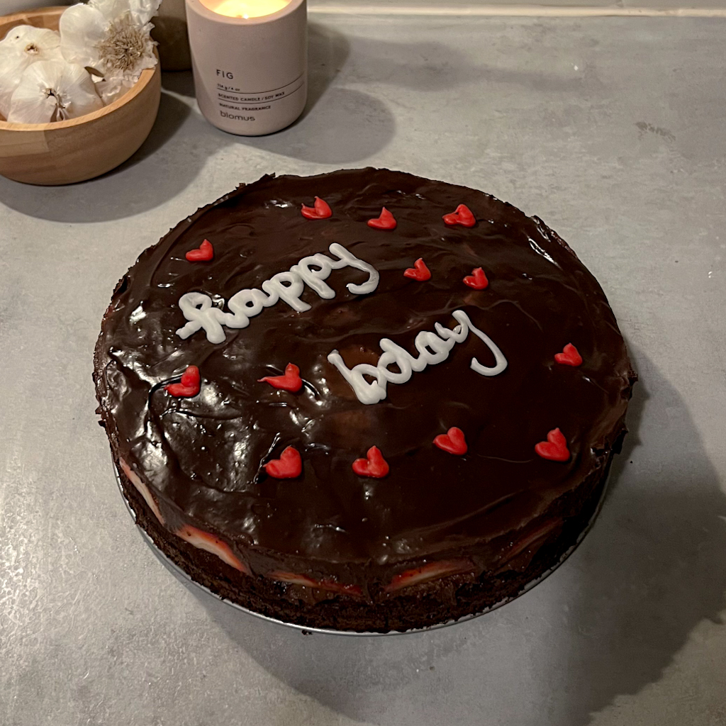 Strawberry Chocolate Olive Oil Cake Eva Koper