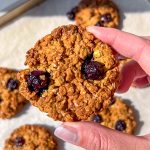 Blueberry White Chocolate Oat Cookies Eva Koper