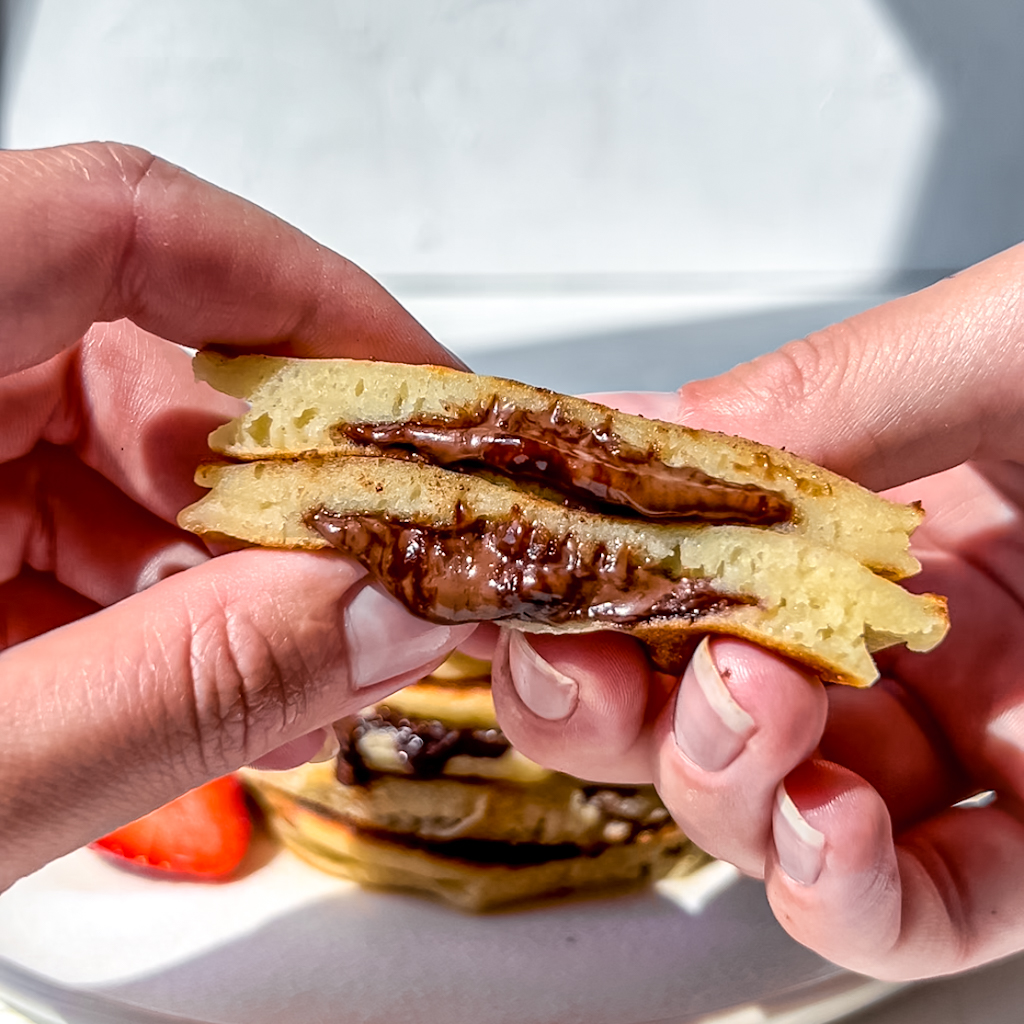 Chocolate Stuffed Pancakes Eva Koper