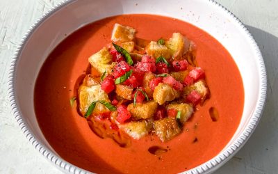 Watermelon Tomato Gazpacho