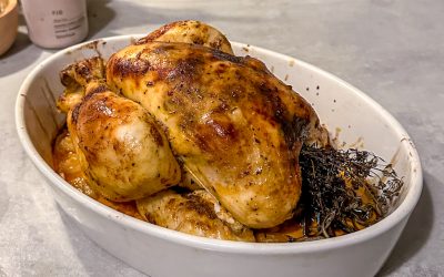 Honey Roasted Chicken with Orange Honey Sauce