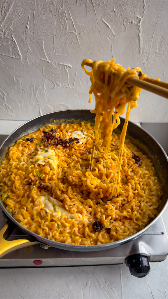 Cheesy Instant Noodles