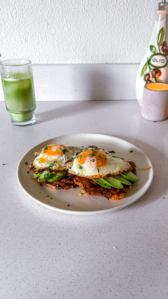 Crispy feta zoete aardappel